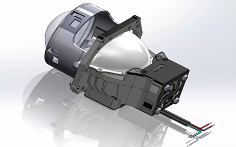 格界LED雙光透鏡產(chǎn)品平面展示