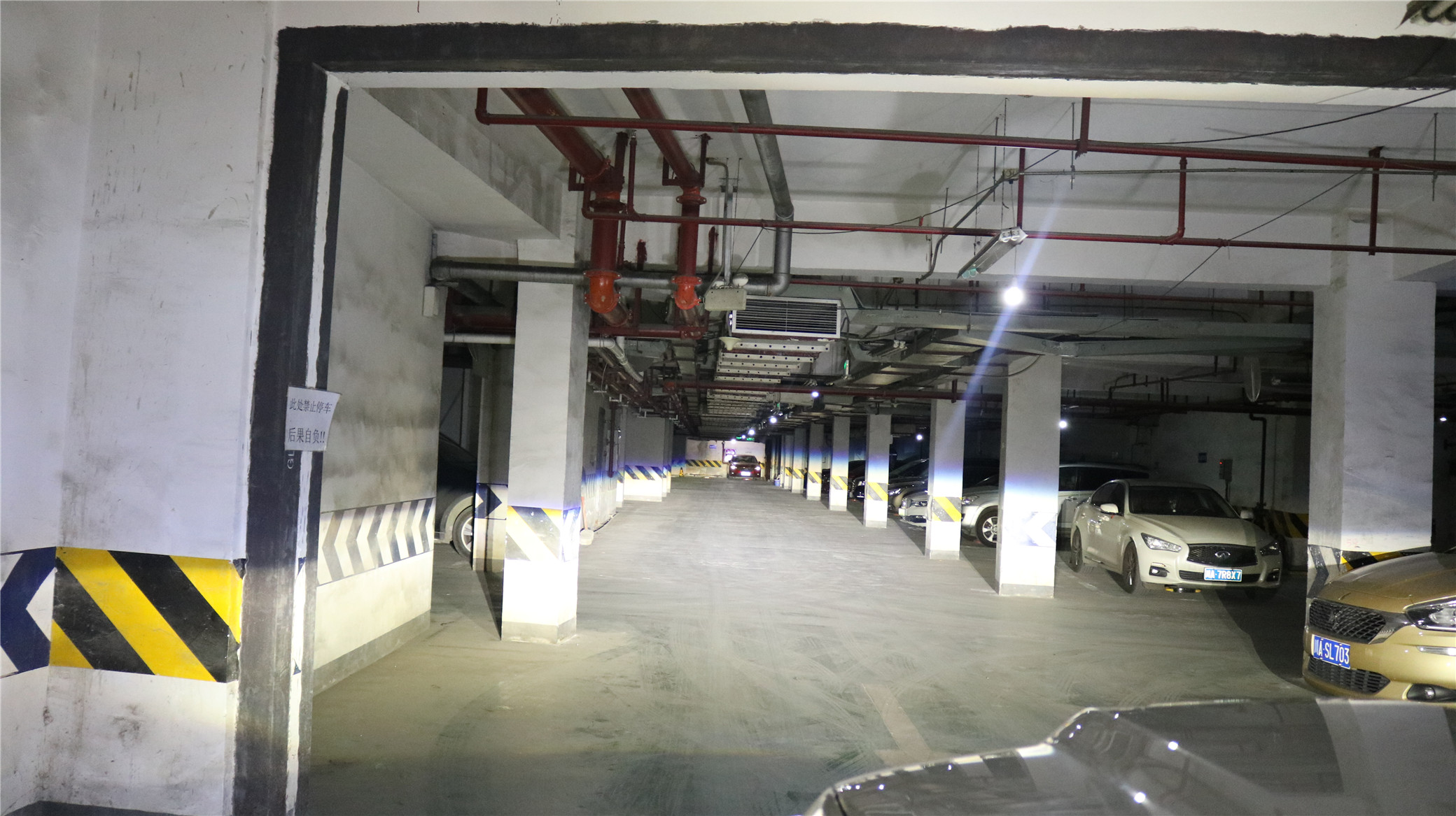 改裝后近光效果實(shí)拍